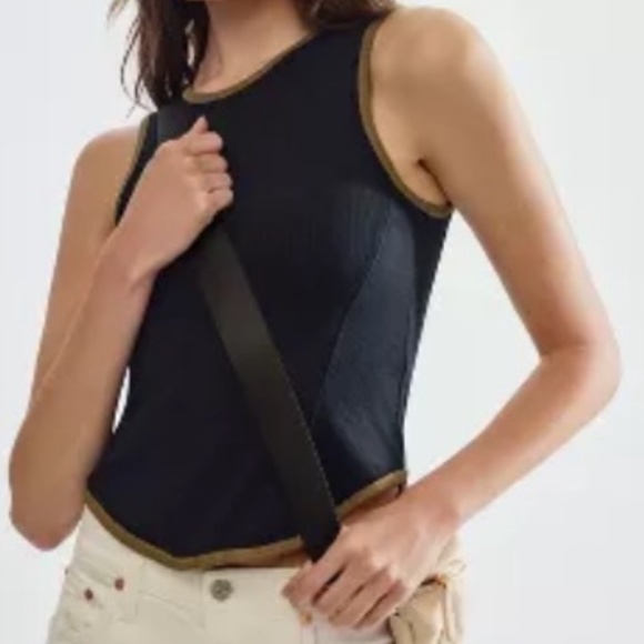 Brand New DAILY PRACTICE BY ANTHROPOLOGIE RIBBED TANK - Picture 2 of 6